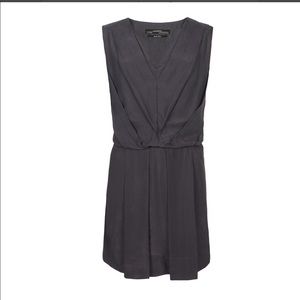 NWT ALLSAINTS MEDEA DRESS GRANITE SIZE 2